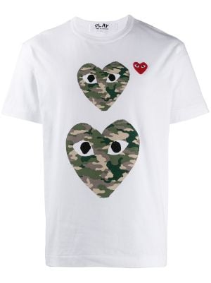 Comme Des Garçons Play Heart Logo T-shirt - Farfetch