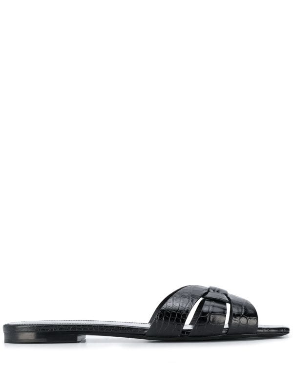 saint laurent flat sandal