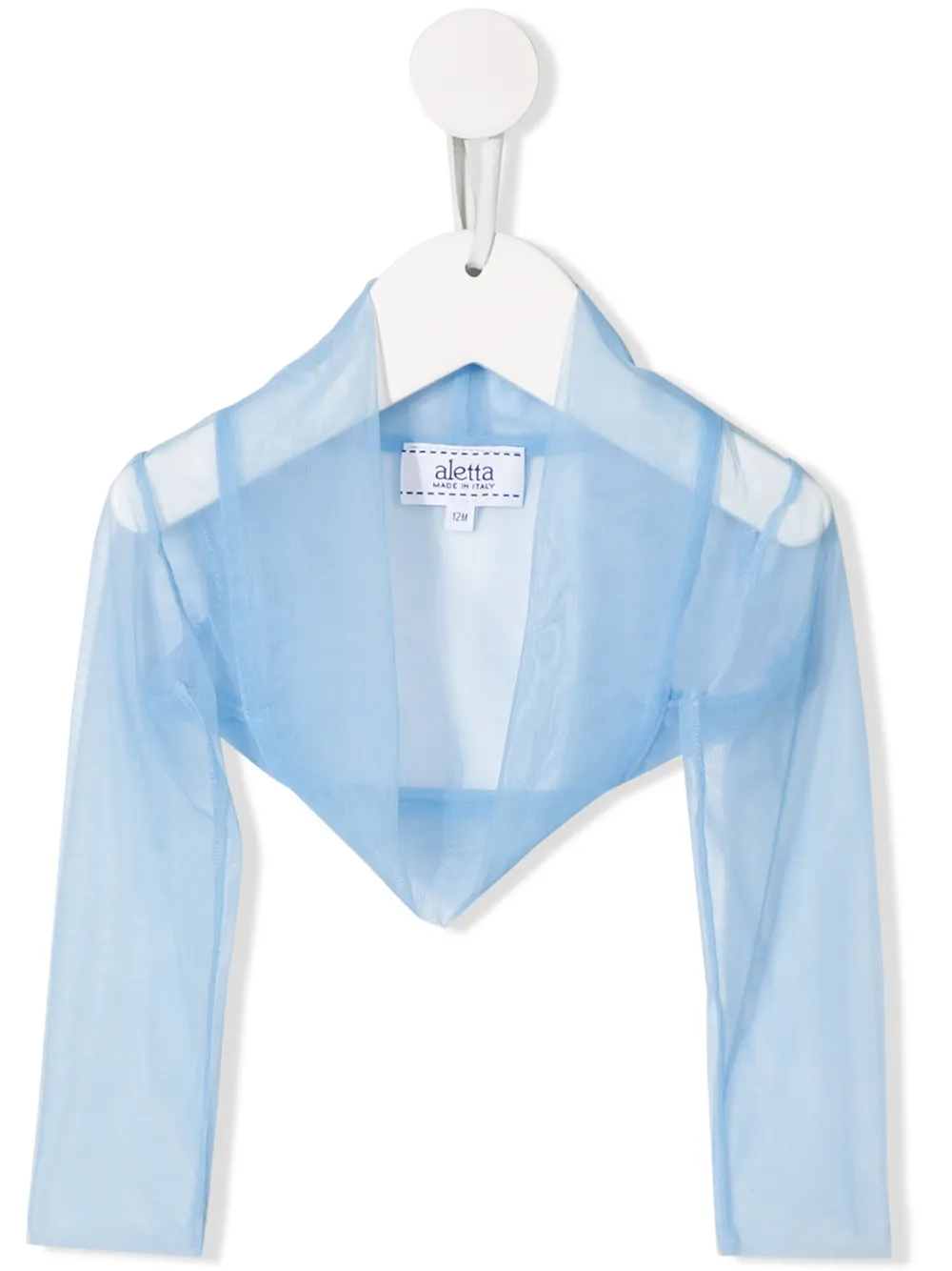 Aletta sheer bolero jacket | Blue | Image 1
