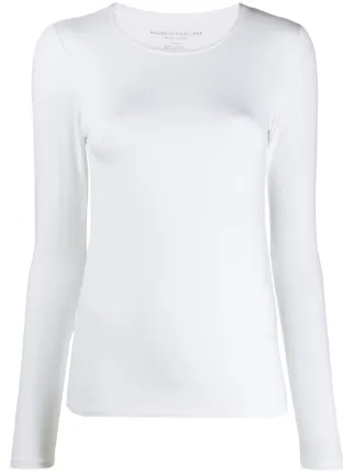 Majestic Filatures Round Neck Jumper White FARFETCH TH