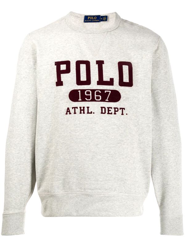 polo sweatshirt grey