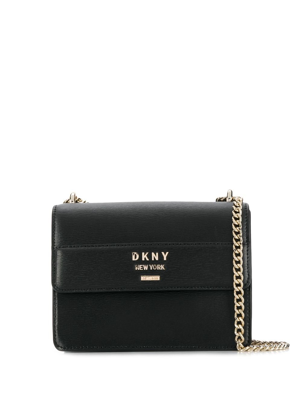 фото DKNY сумка с ремнем-цепочкой и монограммой