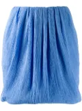 Nina Ricci micro-pleated mini skirt - Blue