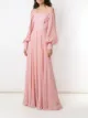 Image 2 of Martha Medeiros Marília lace panelled gown