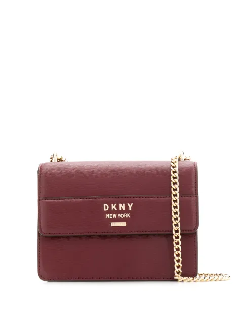 red dkny bag