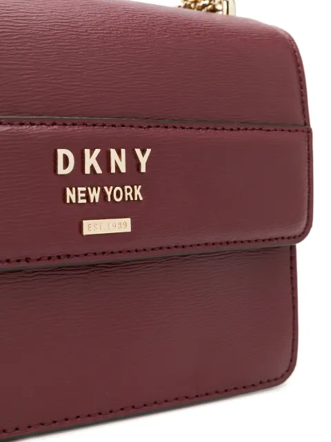 red dkny bag