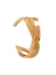 Image 1 of Saint Laurent monogram textured cuff bracelet