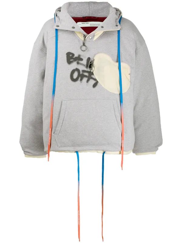 off white pullover jacket
