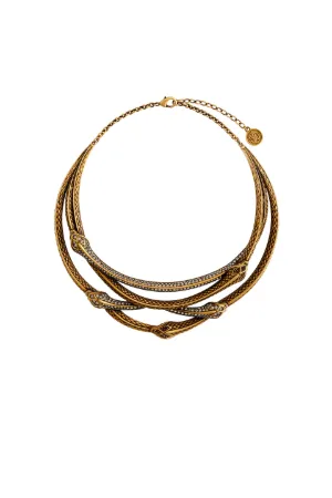 Overlapping snake necklace | Roberto 
