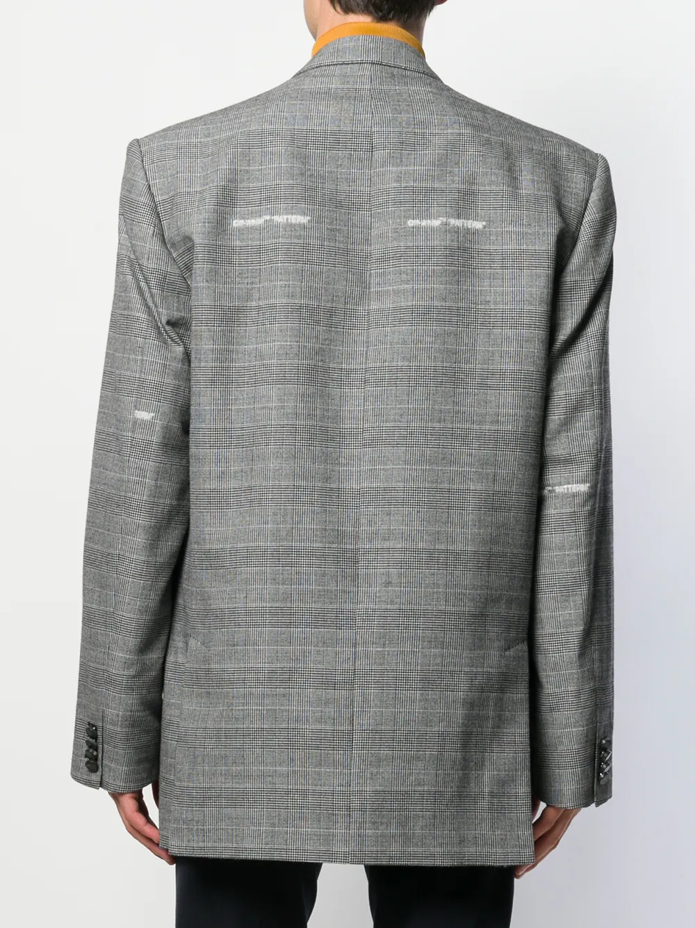 Off-White Geconstrueerde blazer Grijs