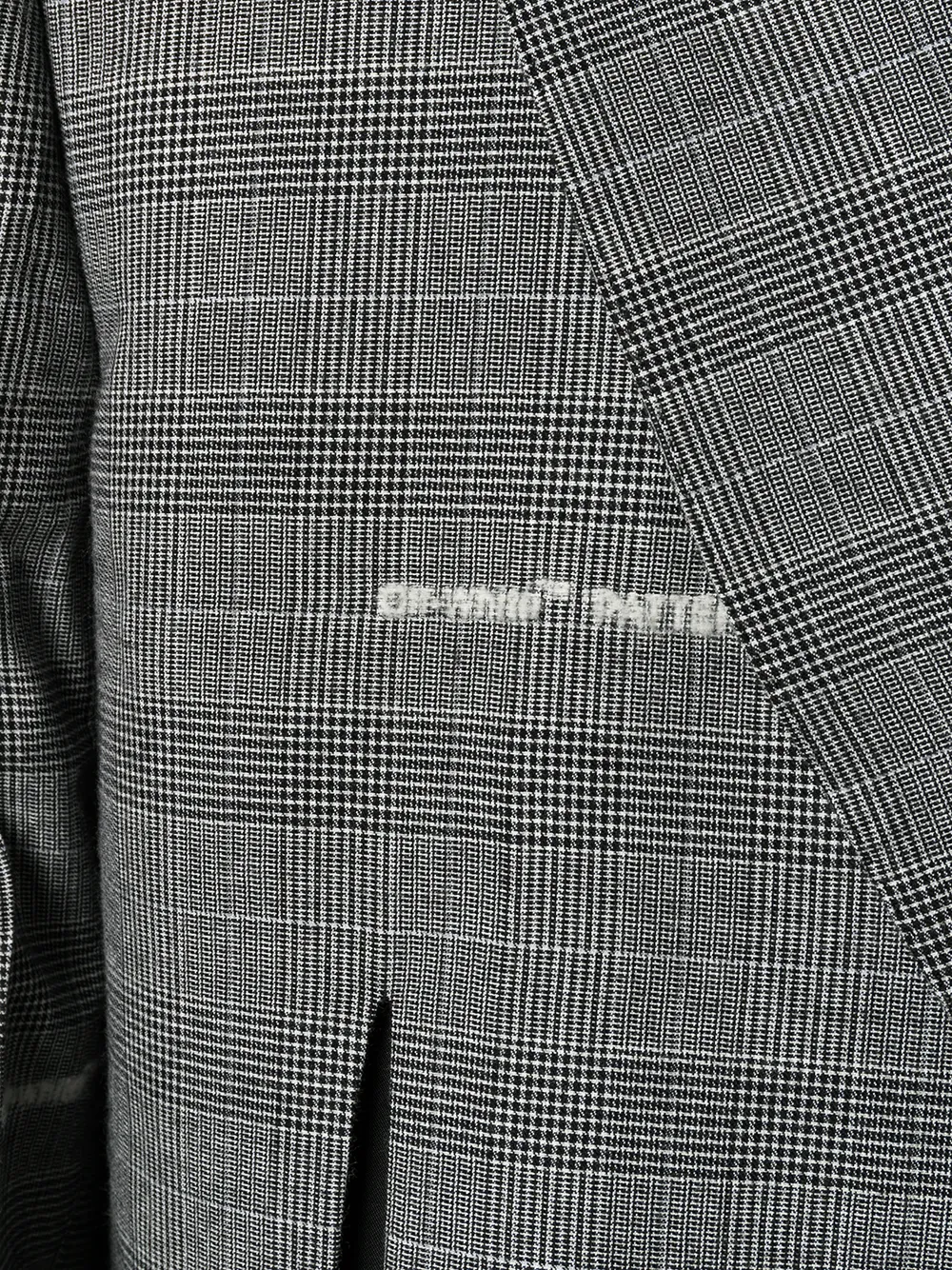 Off-White Geconstrueerde blazer Grijs