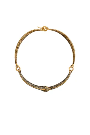 Overlapping snake necklace | Roberto 