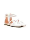 Elisabetta Franchi La Mia Bambina ballerina shoes - White