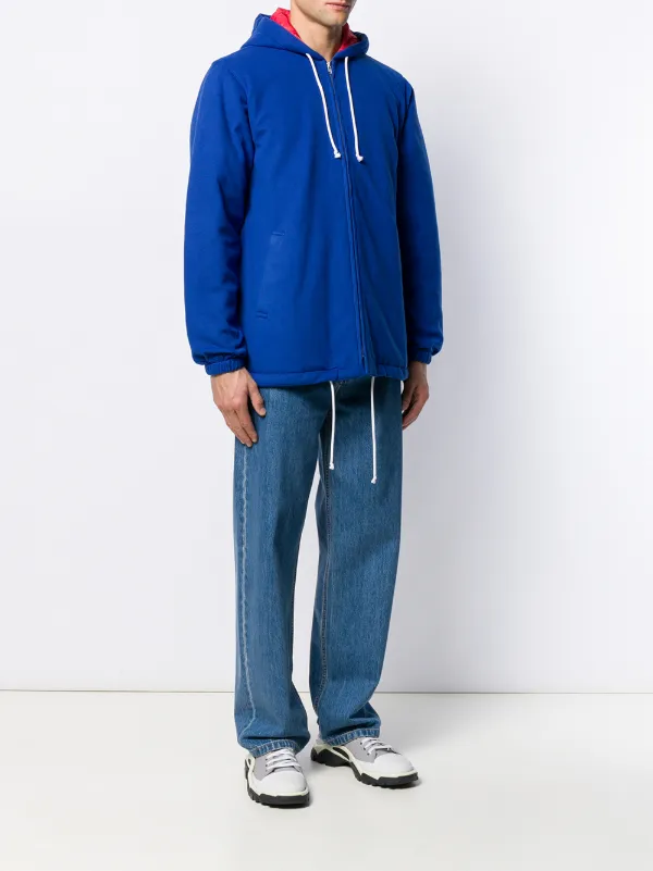 padded hooded shirt
