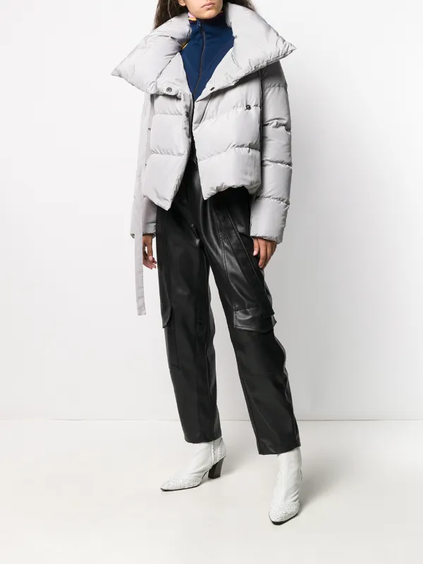 Doudoune Farfetch Oversize Col Bacon à T3uFJKl1c
