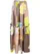Image 1 of Cynthia Rowley ashley pop floral long skirt