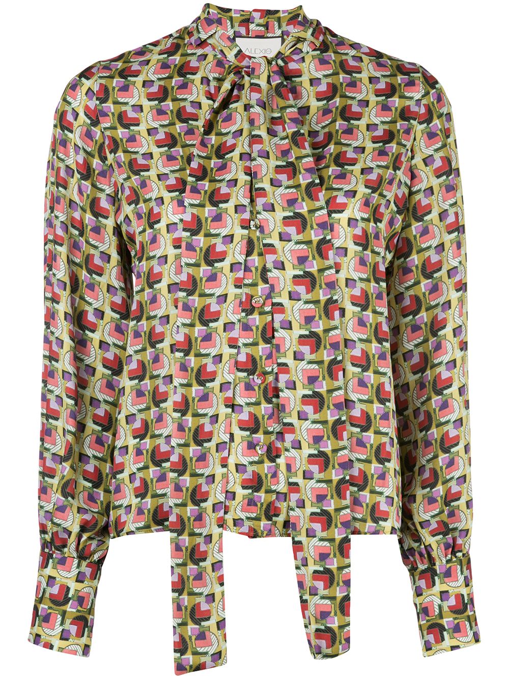 фото Alexis блузка Londyn с геометричным принтом