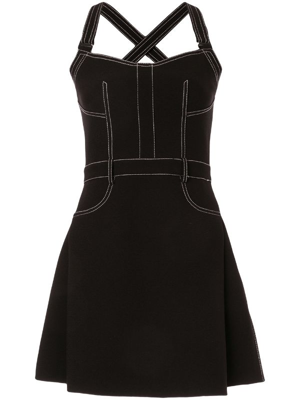 dion lee black dress