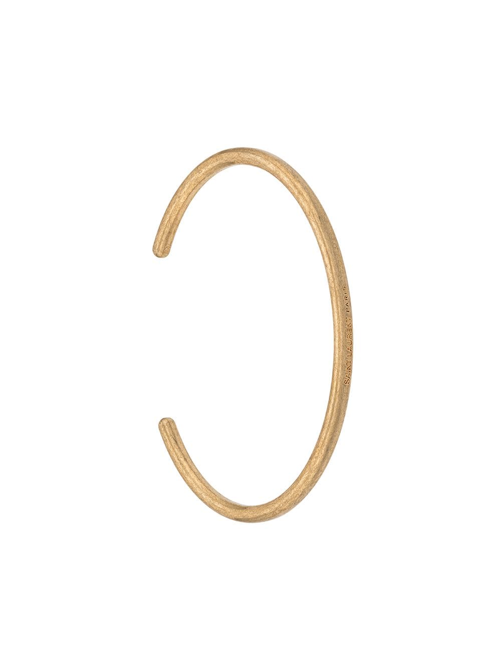 logo-engraved bangle bracelet