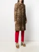 Dolce & Gabbana leopard print coat