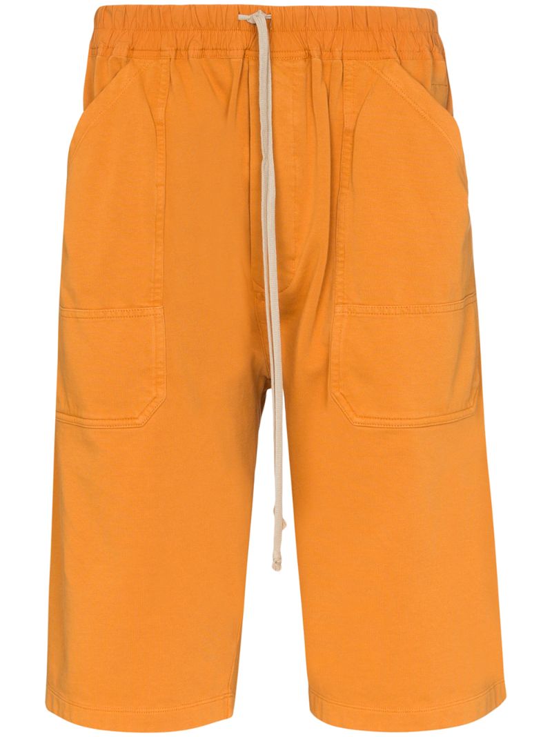 Shop Rick Owens Drkshdw Pods Bermuda Shorts In Orange