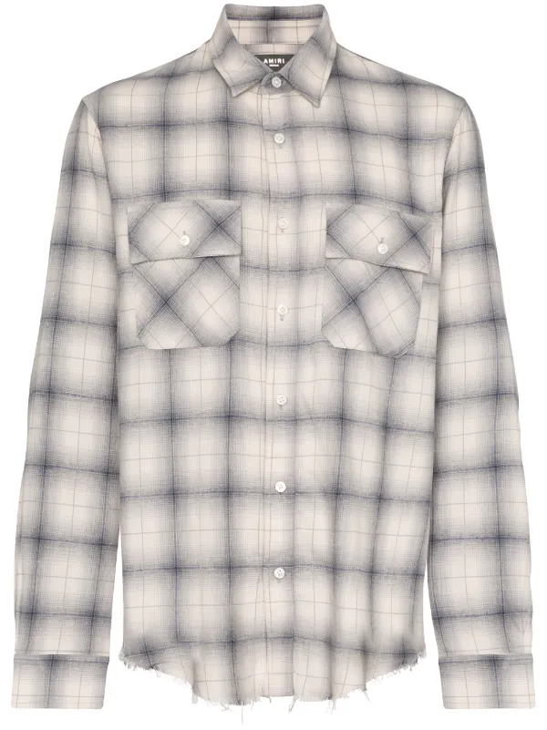Amiri Flannel Shirt Farfetch Com
