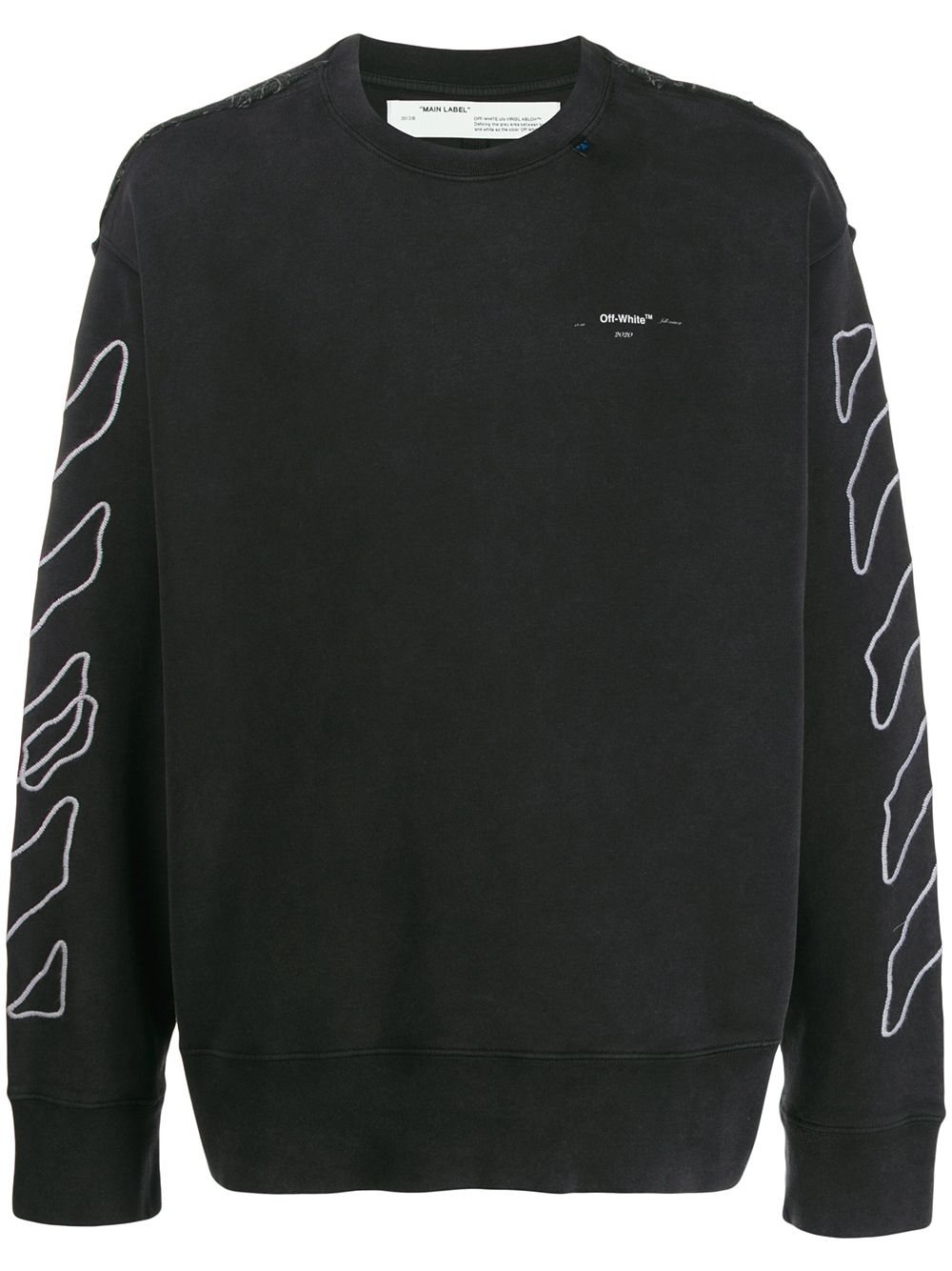 Off-White Stitch Detail Sweater - Farfetch