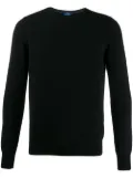 Barba round neck jumper - Black