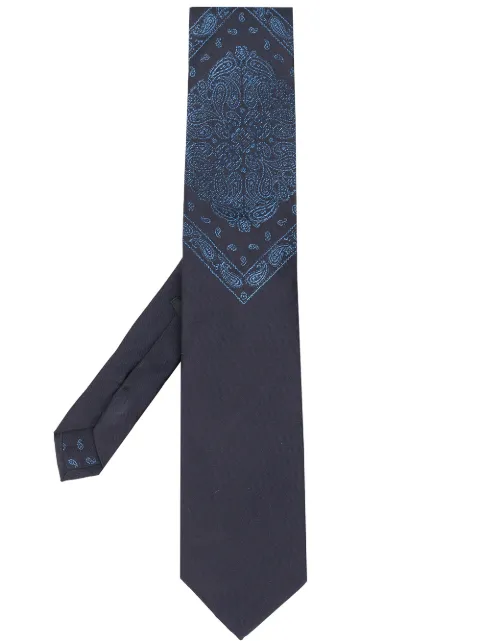 ETRO paisley embroidered tie