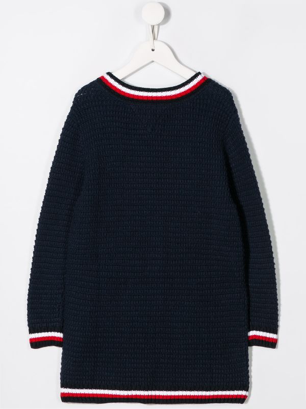 tommy hilfiger red cardigan