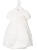 Aletta tulle skirt dress - White