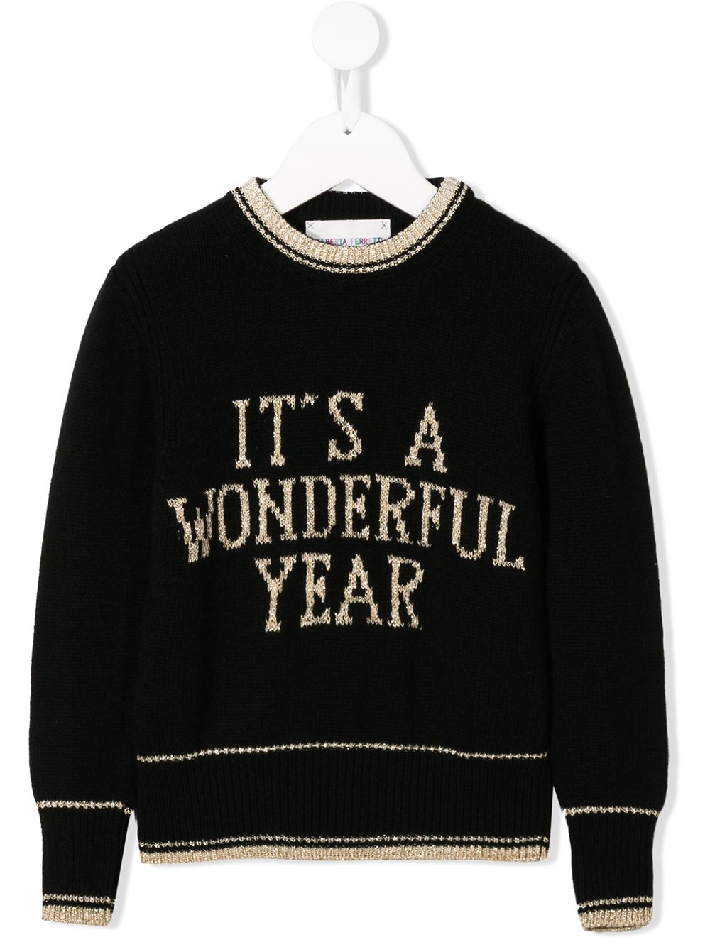 фото Alberta Ferretti Kids джемпер It's A Wonderful Year