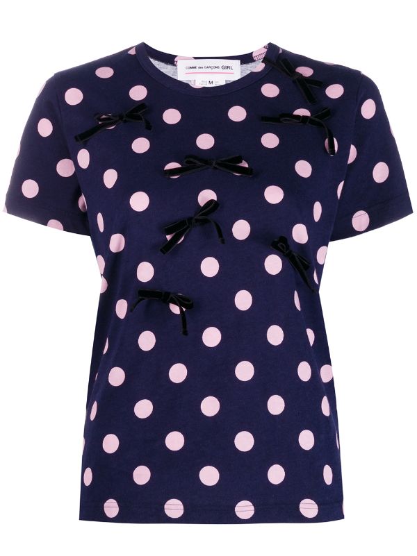 polka dot comme des garcons shirt