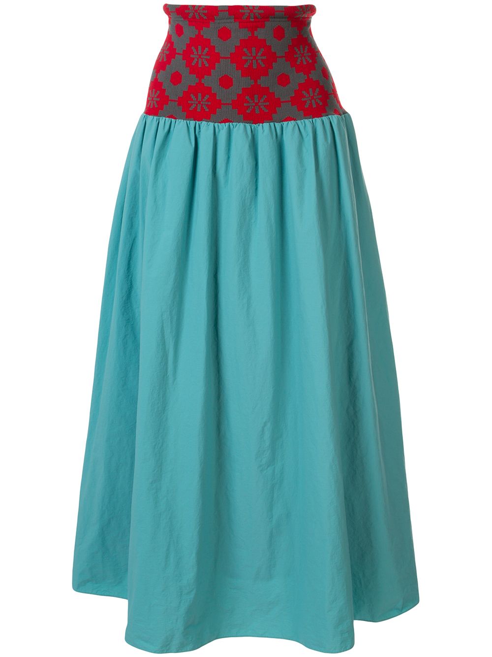 фото Kolor юбка с завышенной талией и эластичным поясом
