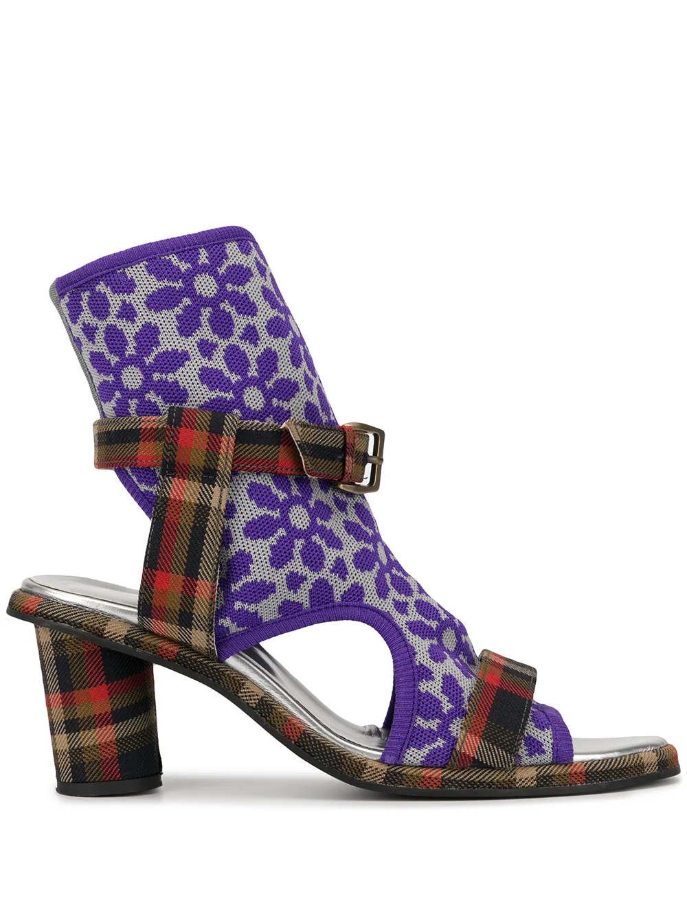 Kolor Sock Lined Sandals In Purple