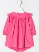 Image 2 of Stella McCartney Kids pleated dress with ruffle collar