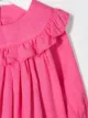Stella McCartney Kids pleated dress with ruffle collar