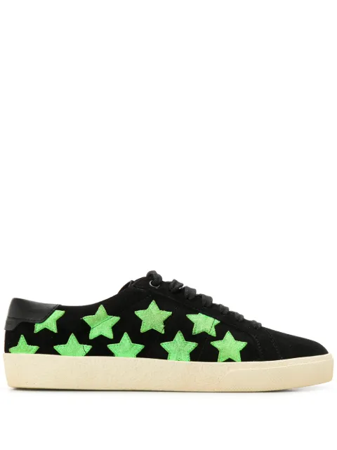 SAINT LAURENT STAR PATCH SNEAKERS