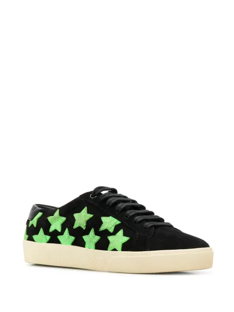 SAINT LAURENT STAR PATCH SNEAKERS