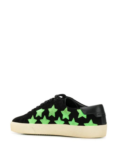 SAINT LAURENT STAR PATCH SNEAKERS