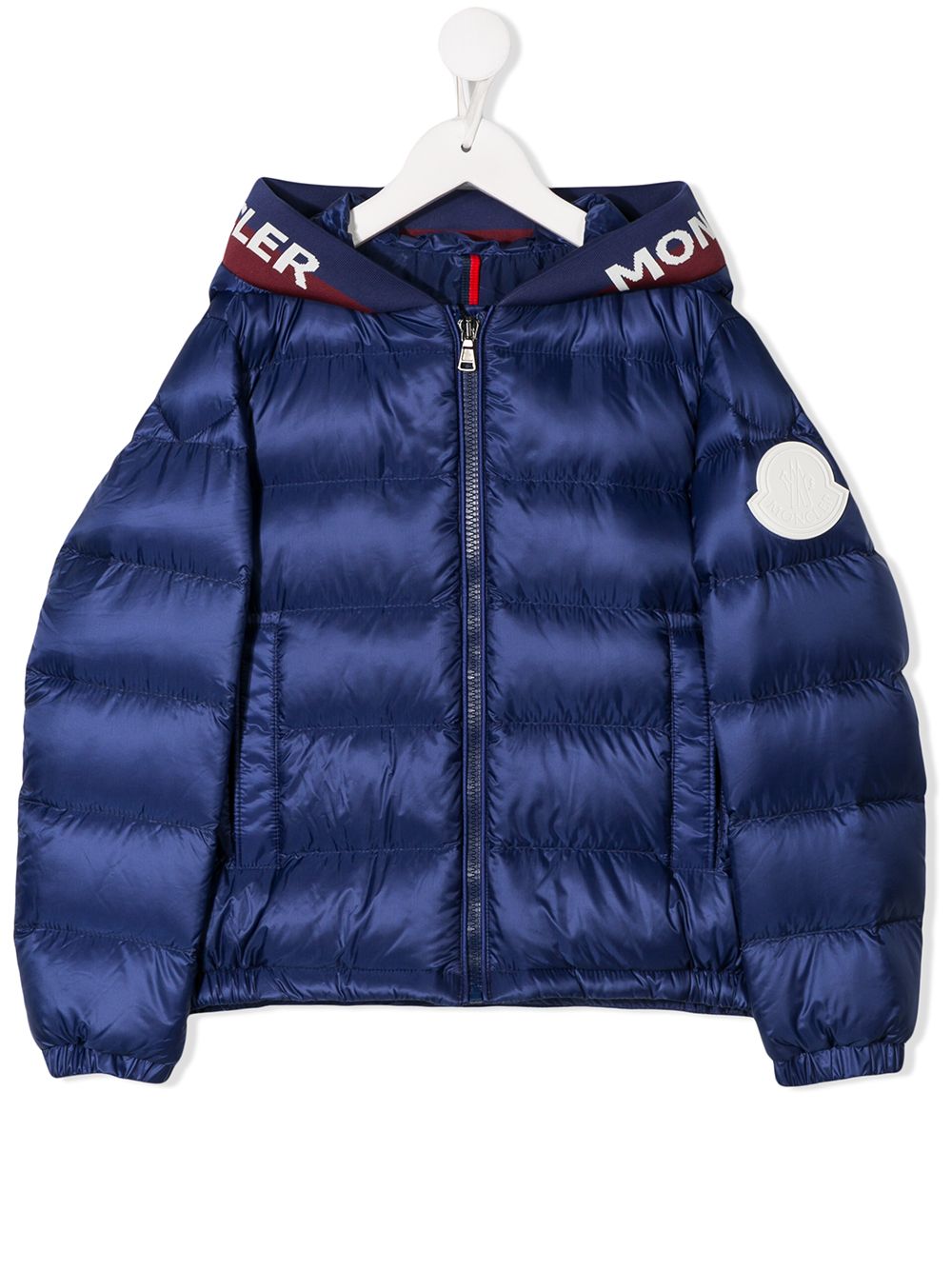 фото Moncler kids куртка-бомбер с логотипом