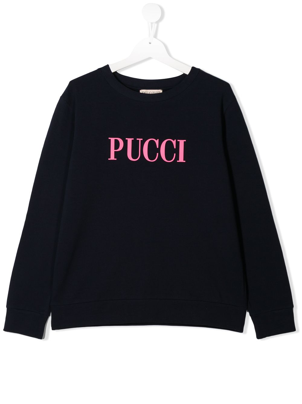 фото Emilio Pucci Junior толстовка с логотипом