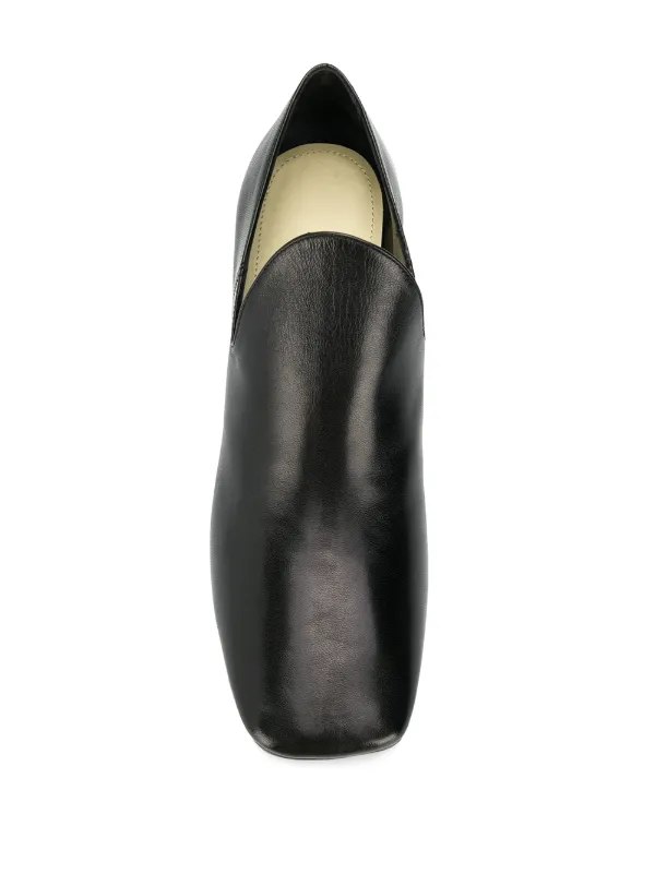 lemaire soft heeled loafers
