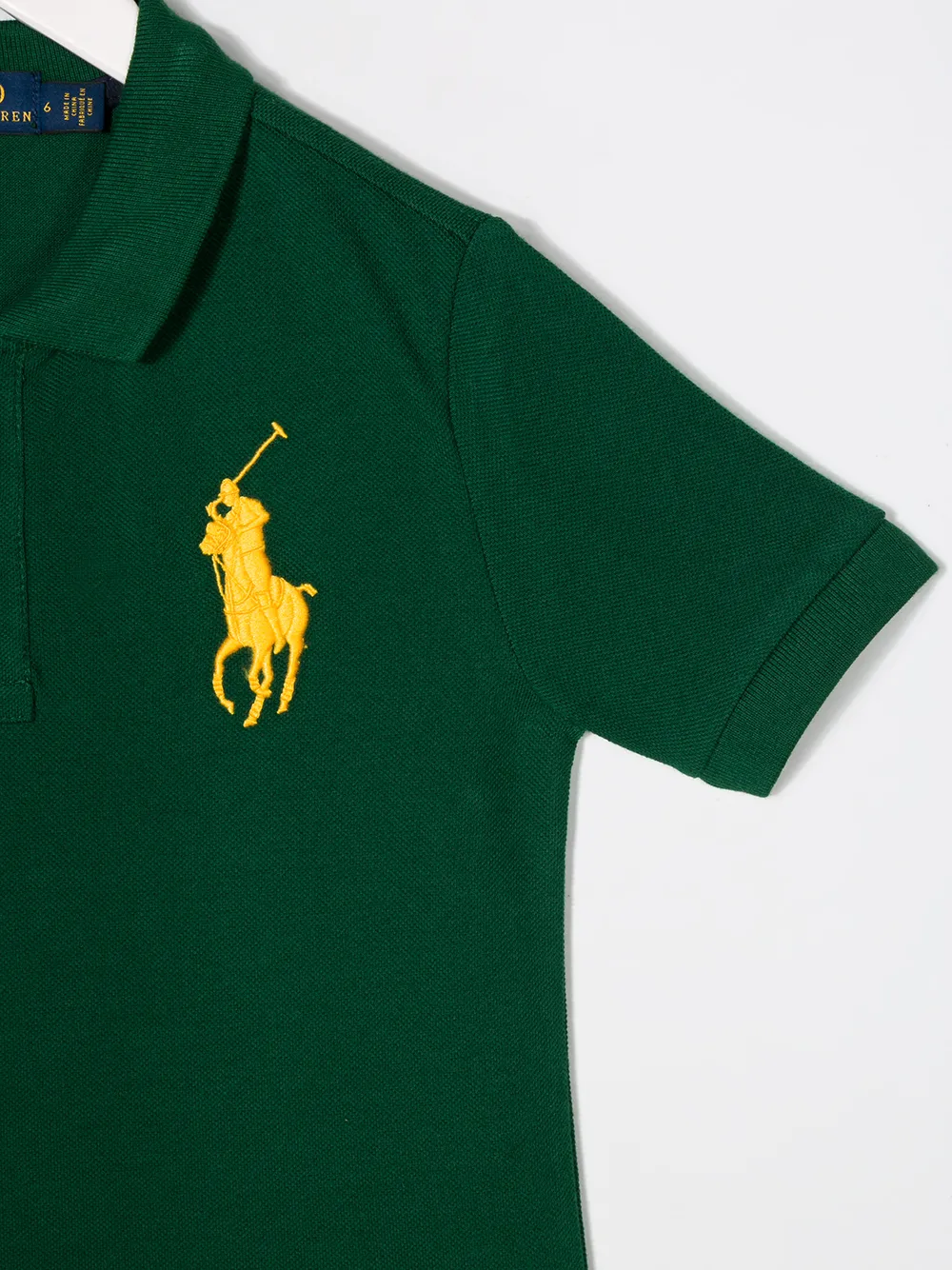 POLO RALPH LAUREN KIDS Poloshirt met geborduurd logo Groen