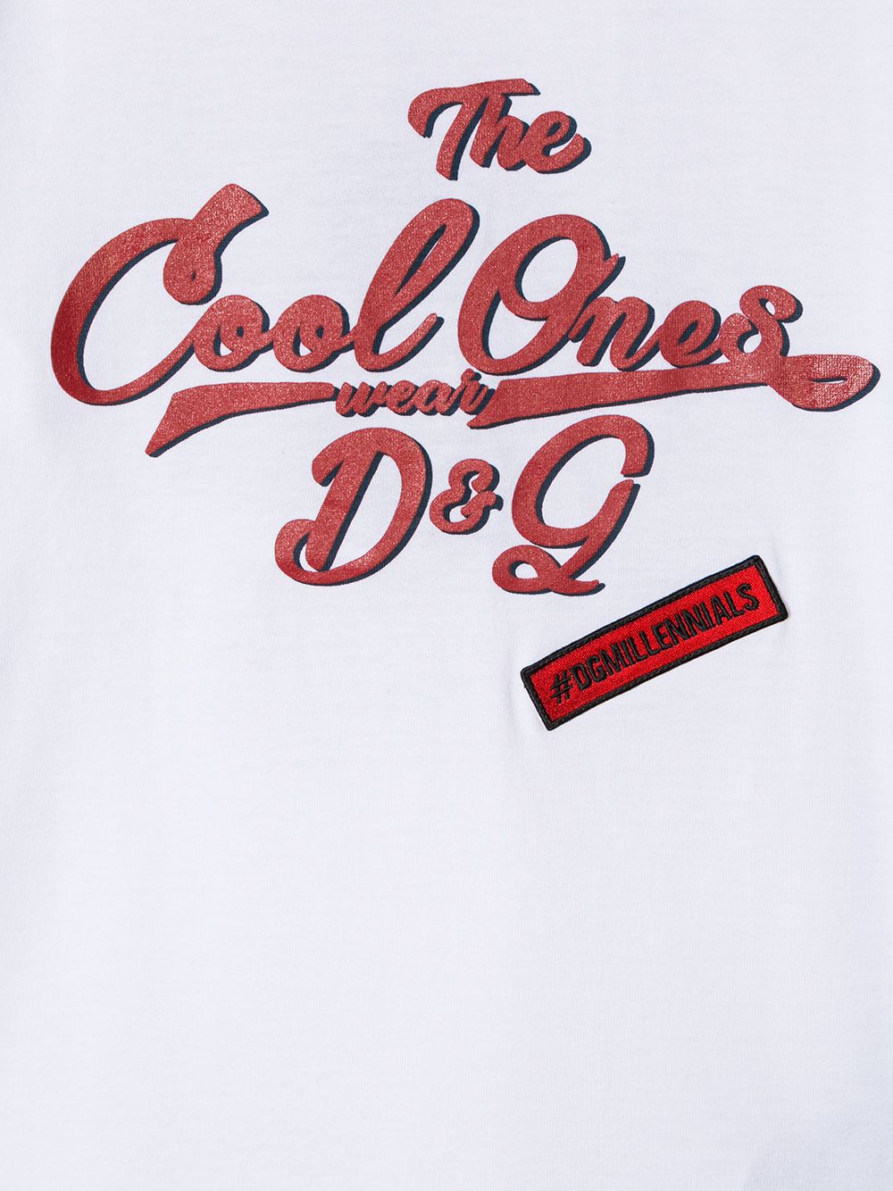 Shop Dolce & Gabbana The Cool Ones Print T-shirt In White