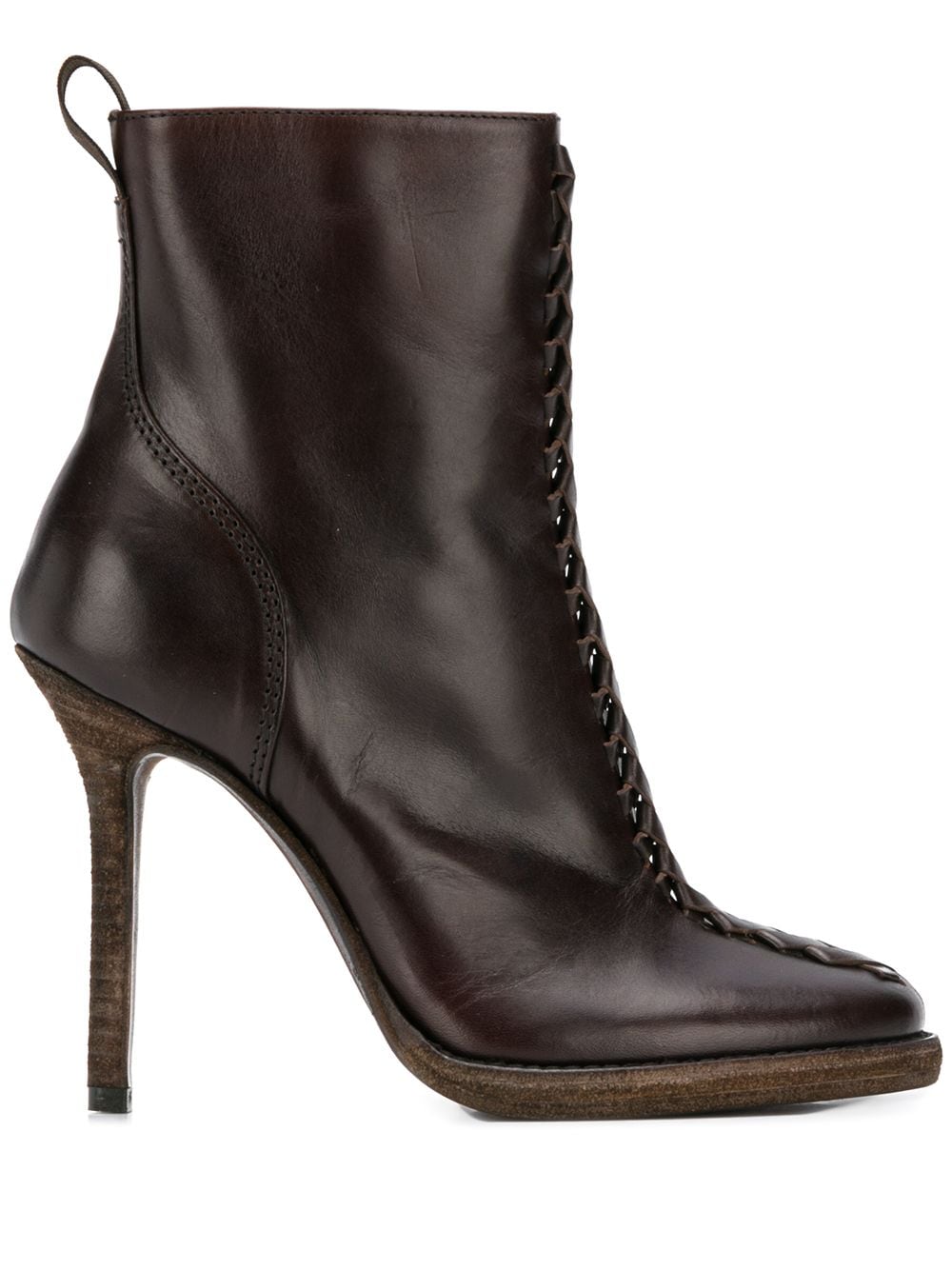 zipped ankle boots