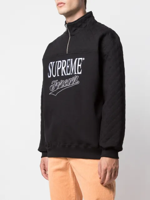 supreme forever half zip sweatshirt