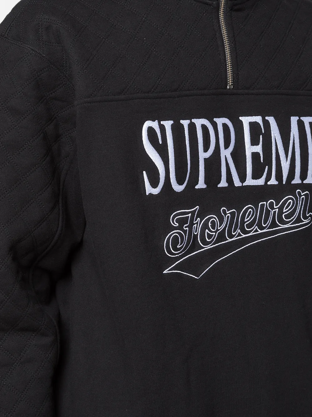 forever half zip sweatshirt supreme