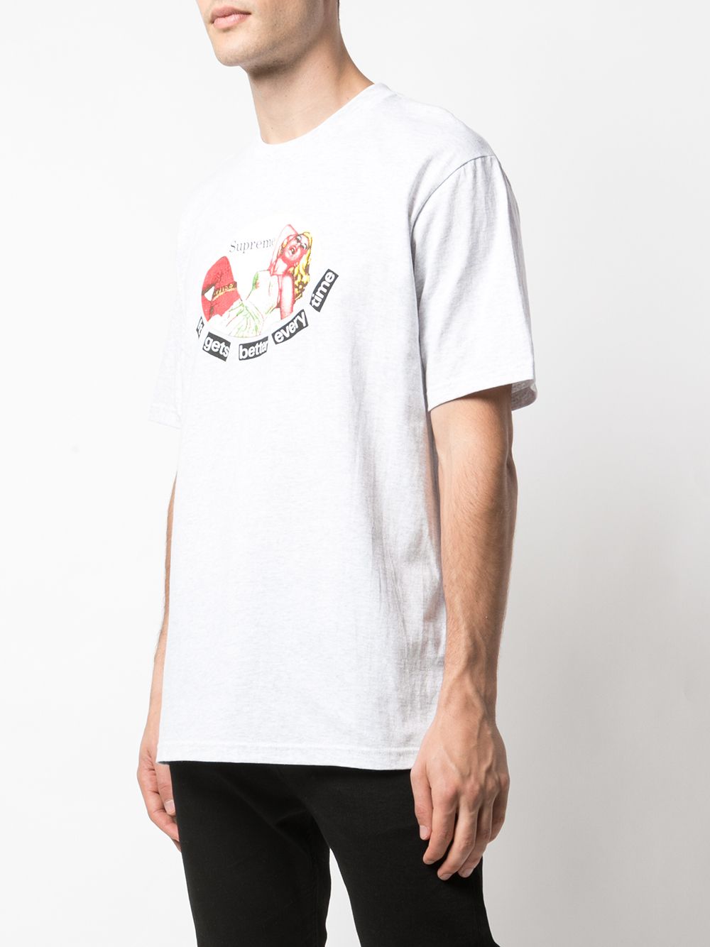 supreme it gets better every time tee