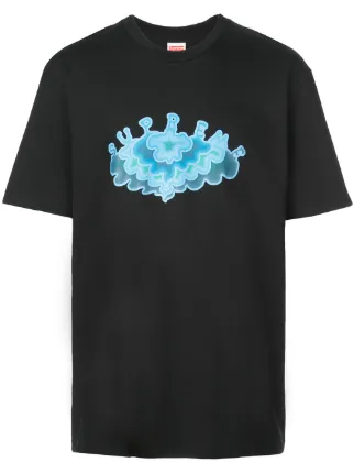 supreme cloud tee black